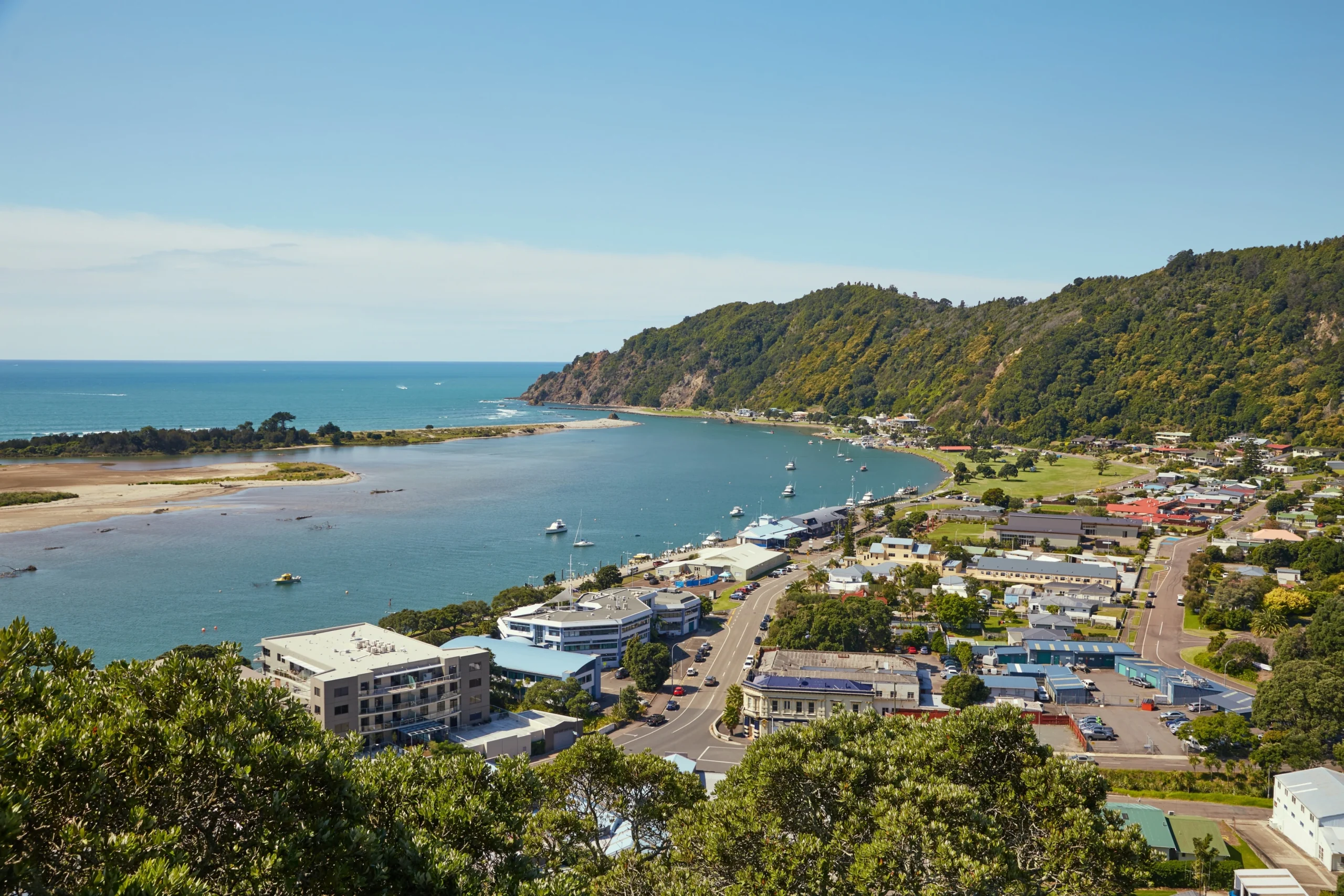 Scenic view of whanganui city, New Zealand